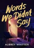 Words We Didn't Say (What Went Wrong #1)