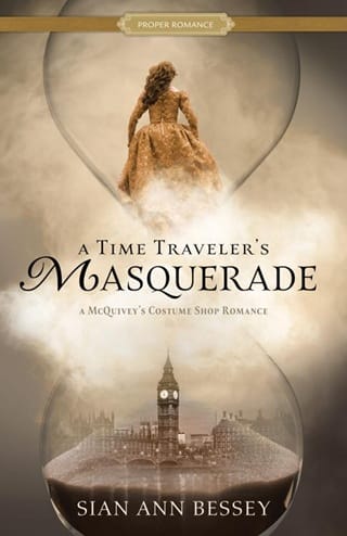 A Time Traveler’s Masquerade (A McQuivey’s Costume Shop Romance)