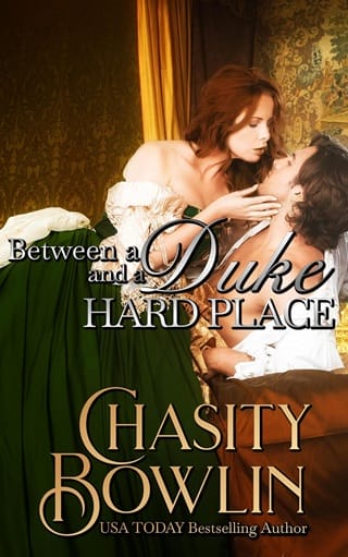 Between a Duke and a Hard Place (The Honeywells #1)
