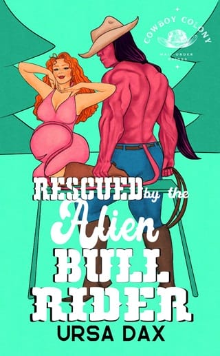 Rescued by the Alien Bull Rider (Cowboy Colony Mail-Order Brides #6)